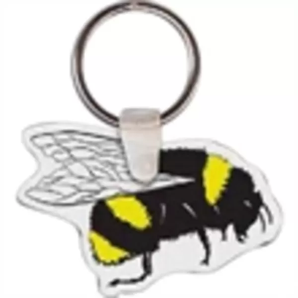 Bee shaped key tag