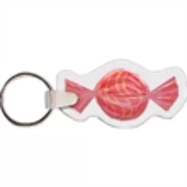 Candy shaped key tag