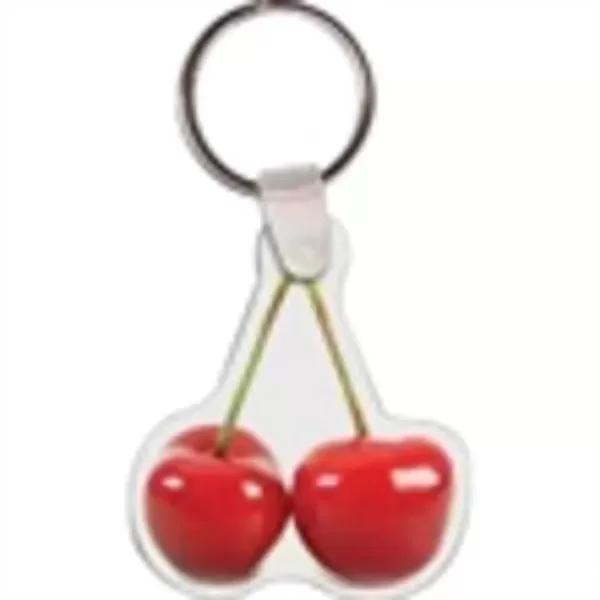 Cherries shaped key tag