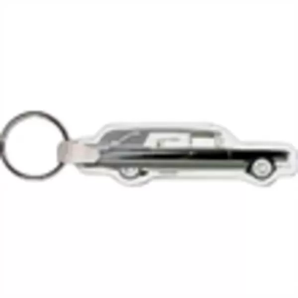 Hearse shaped key tag,