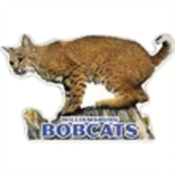 Bobcat-shaped thin magnet, 3