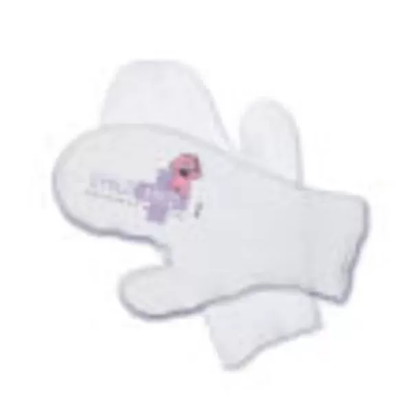 Baby bath mitt with