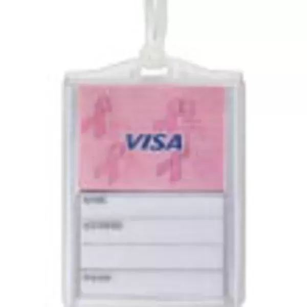 Lenticular luggage tag with