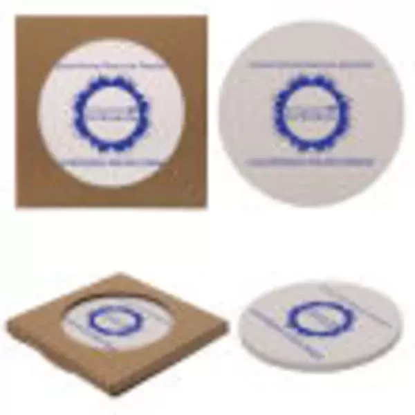 Round absorbent stone coaster