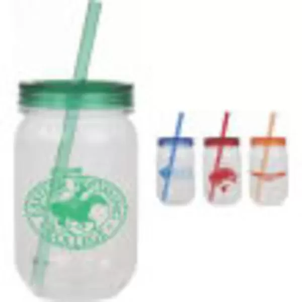 Mason jar style BPA-free