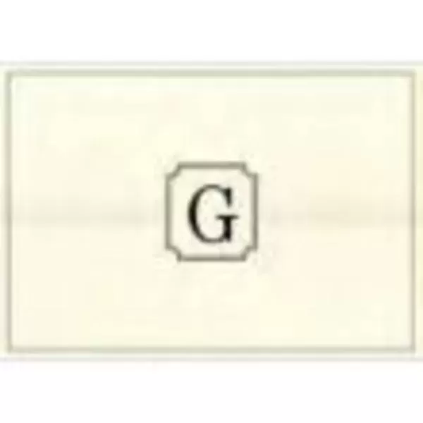 Monogram G Note Cards