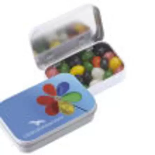 Rectangular tin with assorted