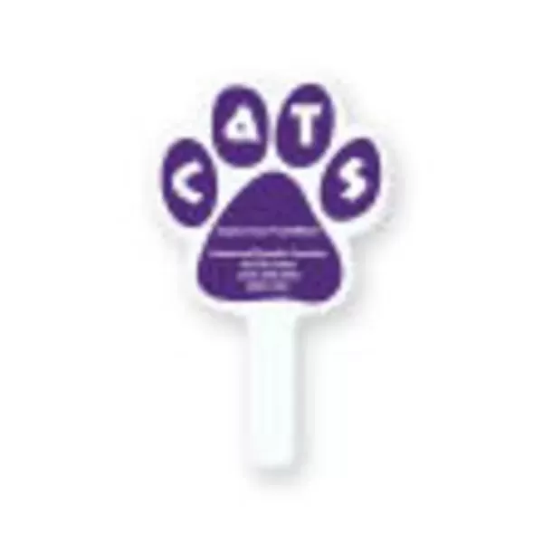 Paw print rally hand