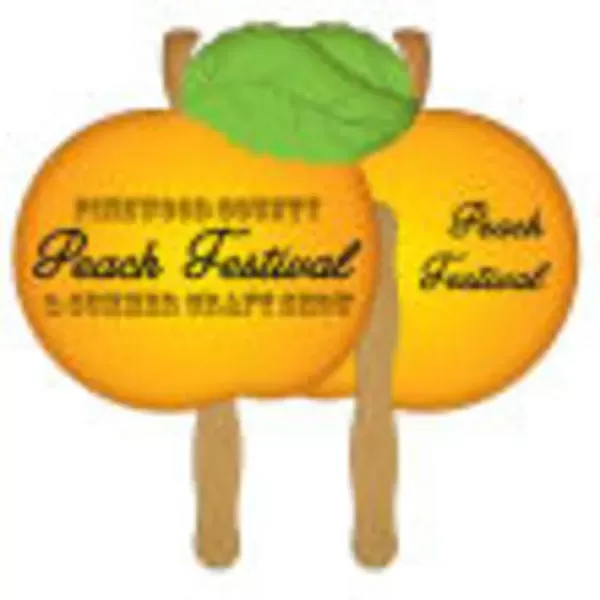 Peach Hand Fan Full