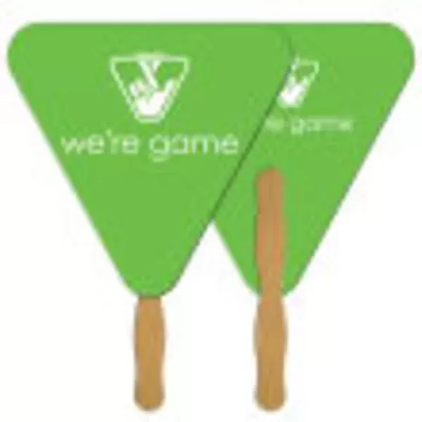 Triangle Hand Fan Full