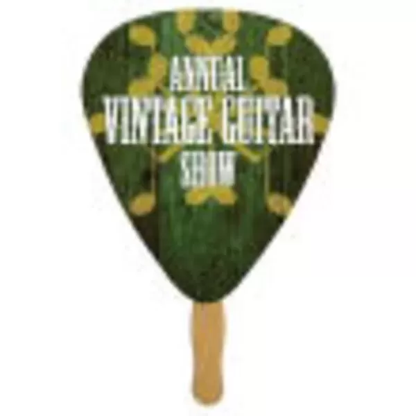 Guitar Pick shaped fan