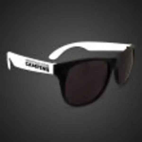 Retro-style plastic sunglasses with