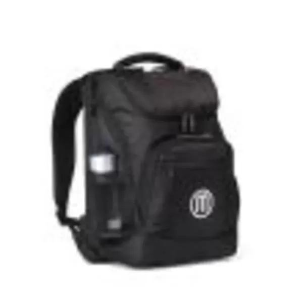 Black computer backpack that