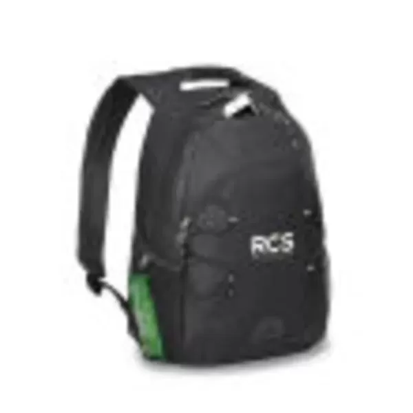 Polyester computer backpack with