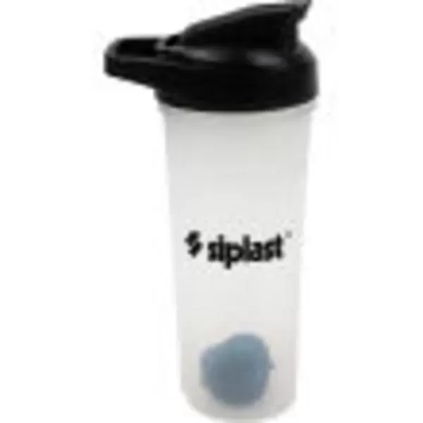 Drink shaker with flip-top