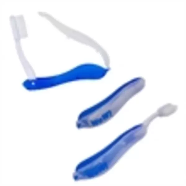 FDA-approved folding toothbrush measuring