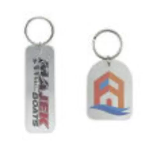 Aluminum key tag with