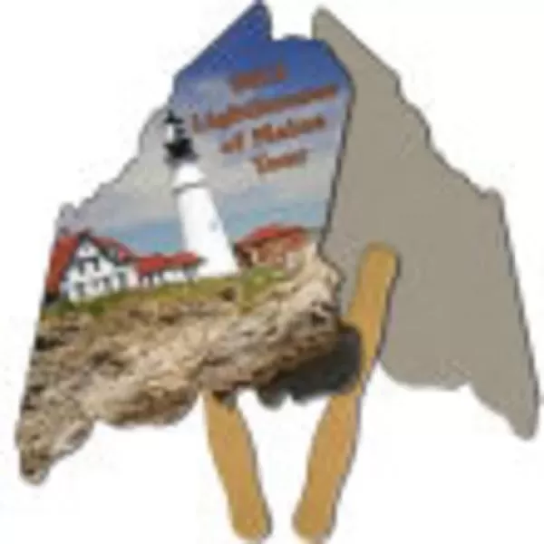 Maine State shaped fan