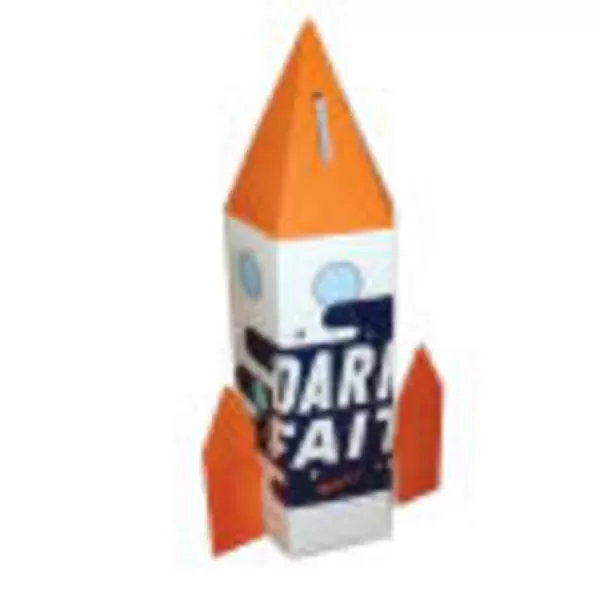 Rocket Bank made from