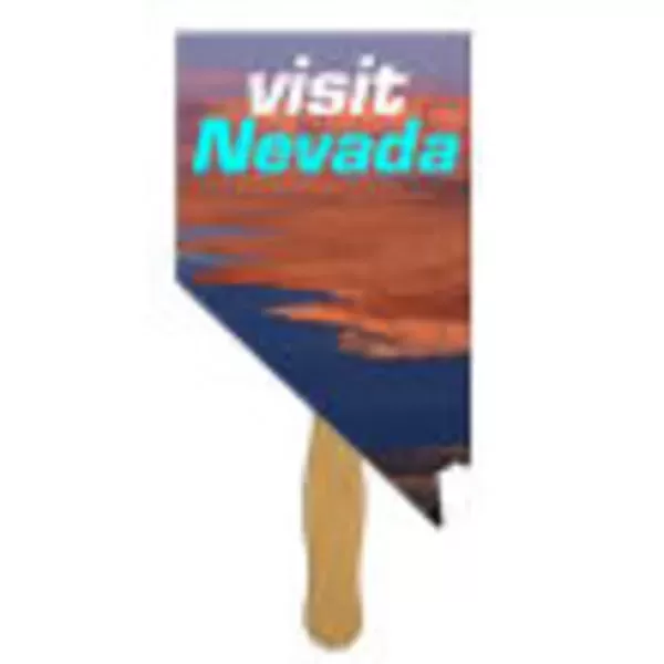 Nevada State shaped fan