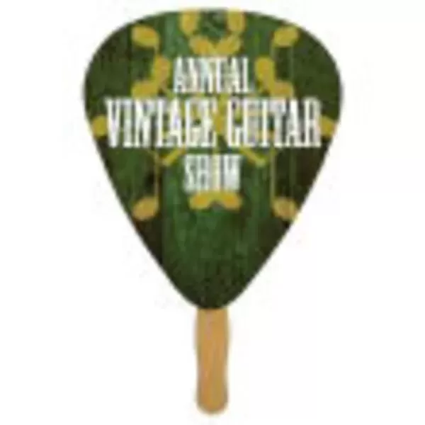 Guitar Pick shaped fan