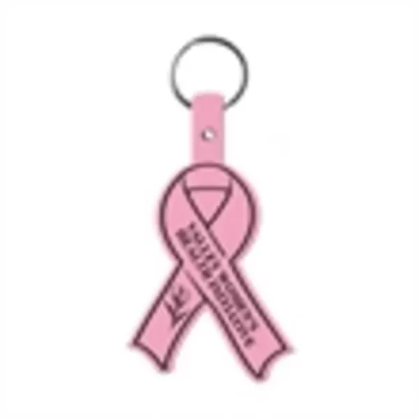 Flexible awareness ribbon shaped