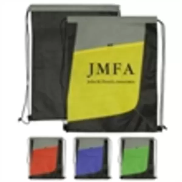 Multi Colored non-woven drawstring