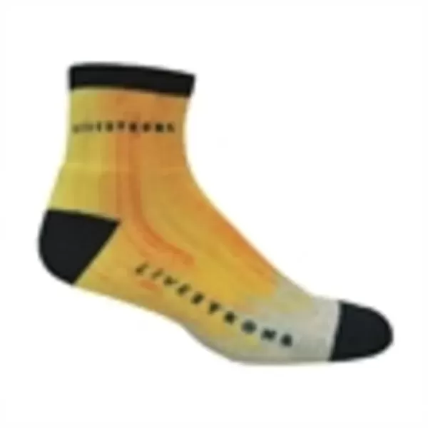 Athletic quarter-cut sock with