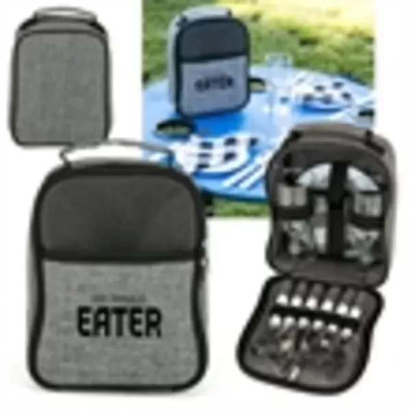 Portable picnic tote for