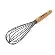 Silicone whisk with bamboo