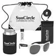 Waterproof pouch, sunscreen stick,