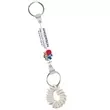 Vinyl key chain with