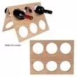 Bamboo wine rack that