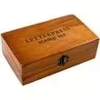 The rustic wooden box