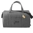 Duffel bag made with