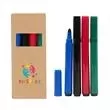 Four-piece washable marker set