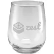 Stemless white wine glass