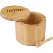 Cooking salt wooden container.