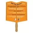 Open Book Hand Fan