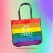 This tote rainbow bag