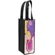 Single-bottle wine tote with