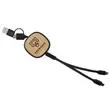 3--in-1 retractable cable with