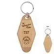 Bamboo motel key chain