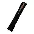 Black velvet pen pouch.