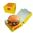 Burger box measuring 4