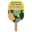 Pickleball racquet shaped hand