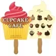 Cupcake Sandwiched Hand Fan