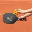 A pickleball paddle set