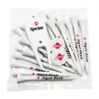 Golf tee poly packet