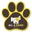 Large Paw Car Magnet.